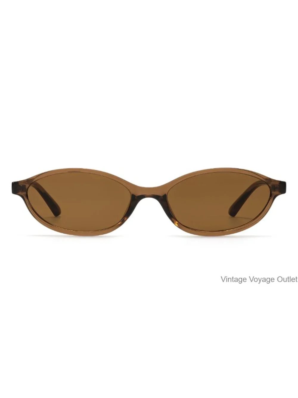 Retro Oval Cat Eye Sunglasses Women Small Y2K Narrow UV400 Protection 2 Pack
